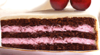 Ciasto czekoladowe z nadzieniem wiśniowym