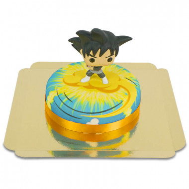Goku Black z Dragon Ball na torcie z chmurką Kinto