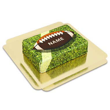 Kwadratowy tort futbolu amerykańskiego