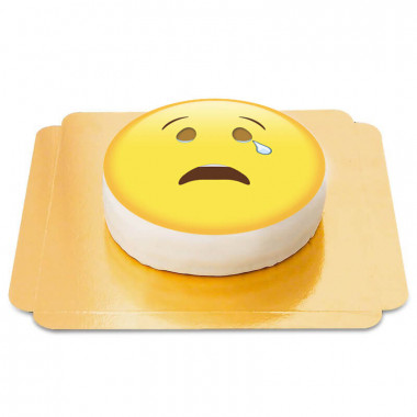 Tort płacząca emotikona