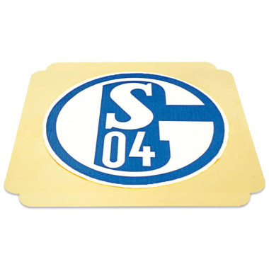 Topper na tort FC Schalke 04, 22 cm