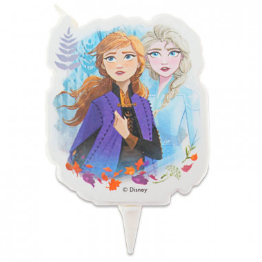 Świeczka na tort - Anna i Elsa z Krainy lodu