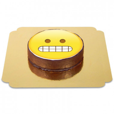 Tort czekoladowy z emotikonką - złośliwy 	