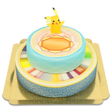 Figurka Pokémon® na dwupoziomowym torcie medalowym