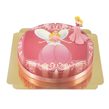 Tort księżniczki z figurką Aurory - 26cm