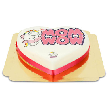 Pummeleinhorn - tort w kształcie serca Pummelfee "Mom Wow"