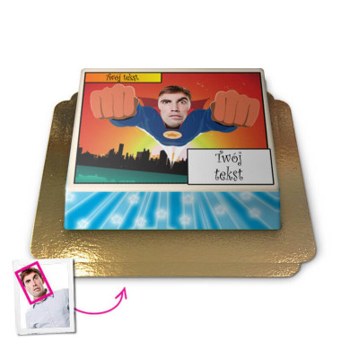 Tort Face-Cake - Super-bohater