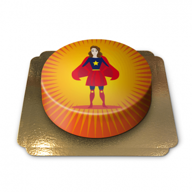 Tort super-bohaterka - okrągły
