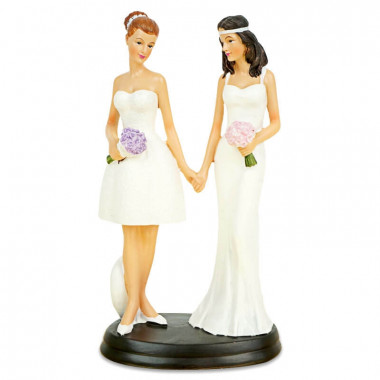 Figurka na tort - Panna Młoda i Panna Młoda