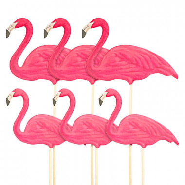 Nakładka dekoracyjna - Różowe Flamingi