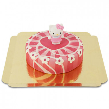Tort - Hello Kitty - różowy
