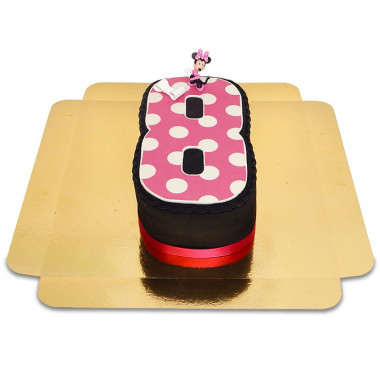 Tort Myszka Minnie w kształcie cyfry