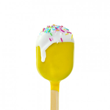 Cake-Pops – Żółte lody na patyku (10 sztuk)