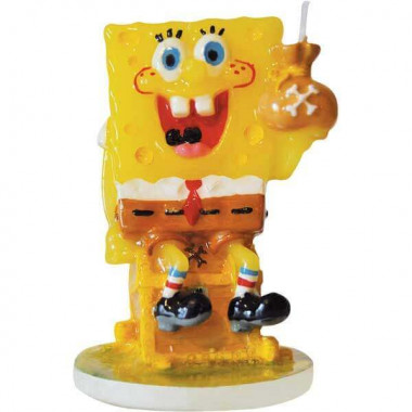 Świeczka na tort - SpongeBob Kanciastoporty