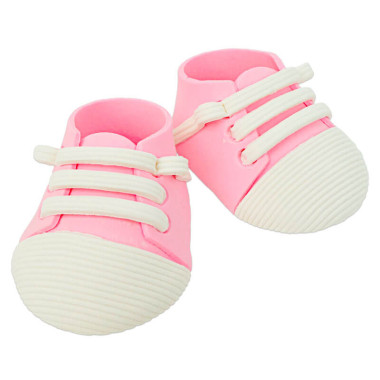 Cukrowe buty dziecięce w kolorze różowym