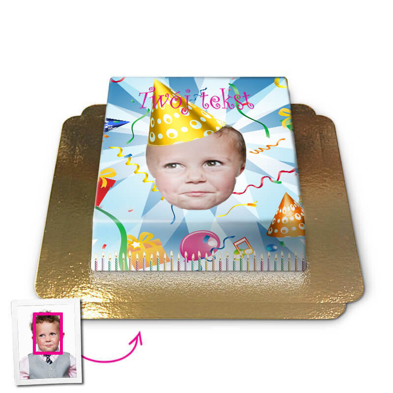 Tort Face-Cake - Urodziny
