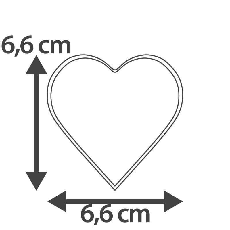 Ciasteczkowe Serca z Logo (12 Sztuk)