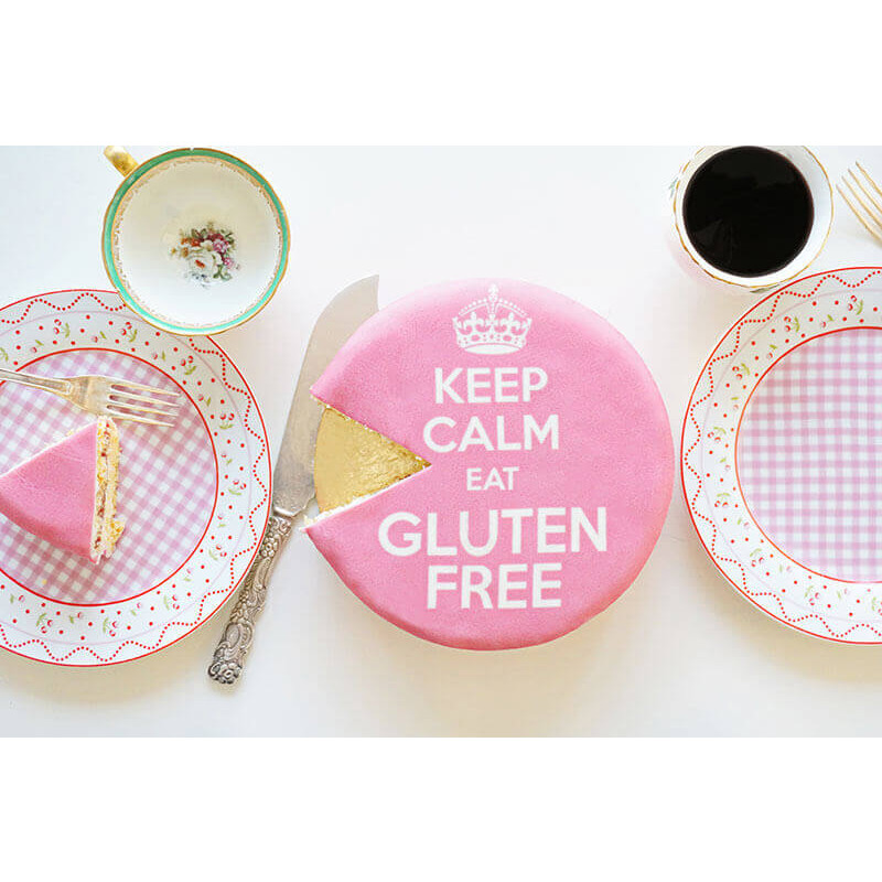 Keep Calm eat Gluten Free Cake